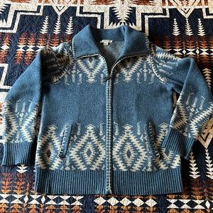 Pendleton Zip Up Cardigan